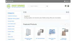 Desktop Screenshot of dustspares.co.uk